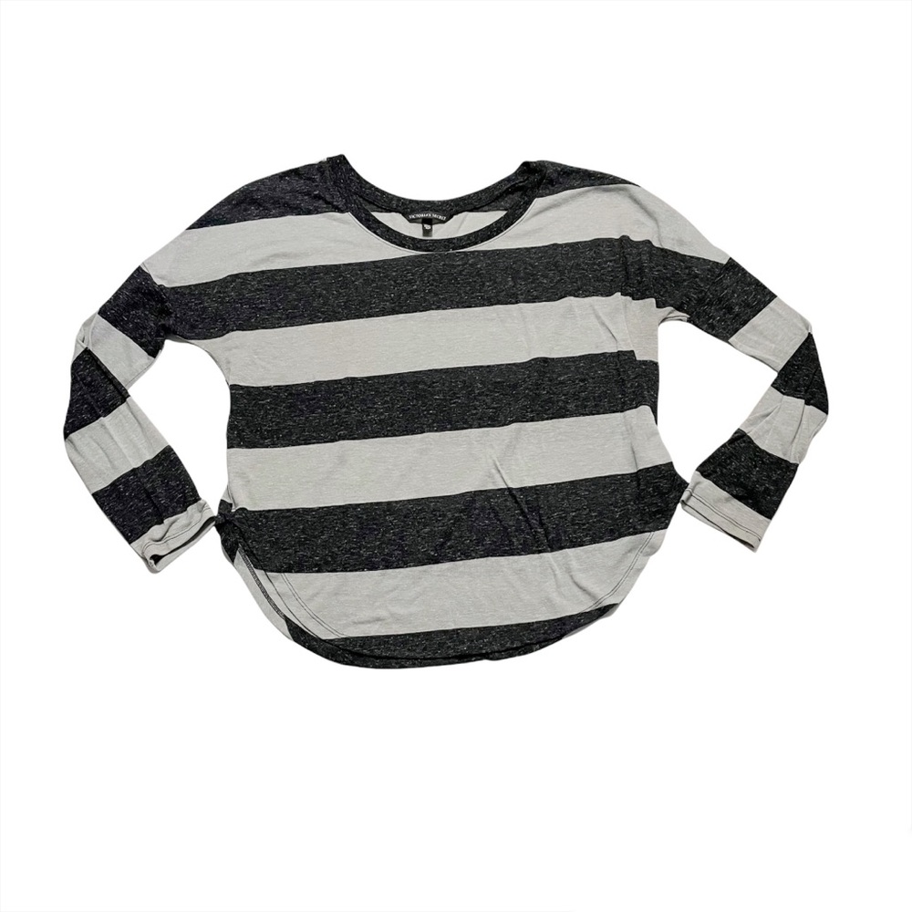 Victoria’s Secret Casual Preppy Striped Lightweight 3/4 Sleeve Shirt Size Small - Picture 2 of 7
